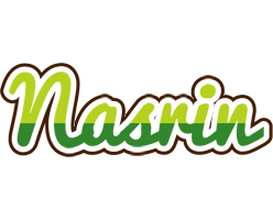 Nasrin golfing logo