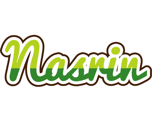 Nasrin golfing logo