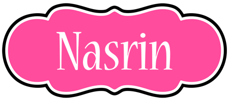 Nasrin invitation logo