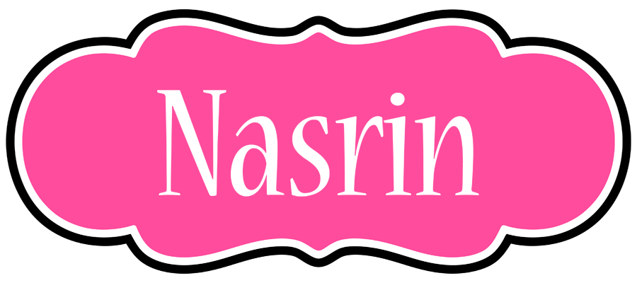 Nasrin invitation logo