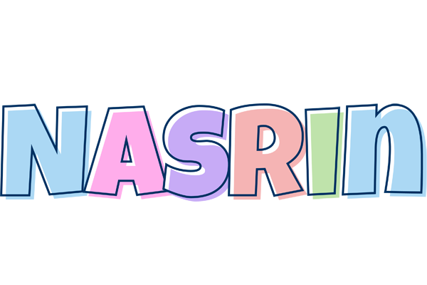 Nasrin pastel logo