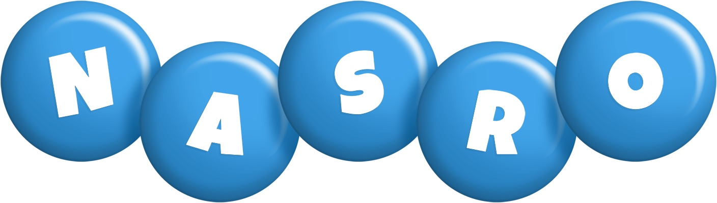Nasro candy-blue logo