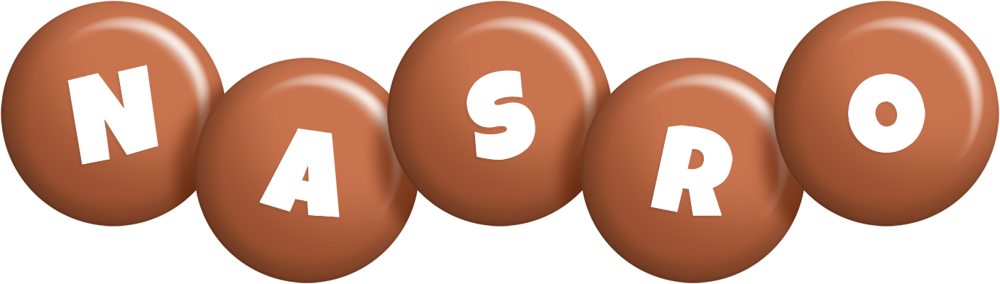 Nasro candy-brown logo