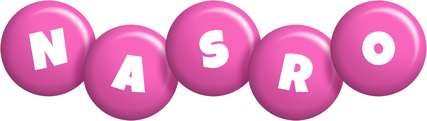 Nasro candy-pink logo