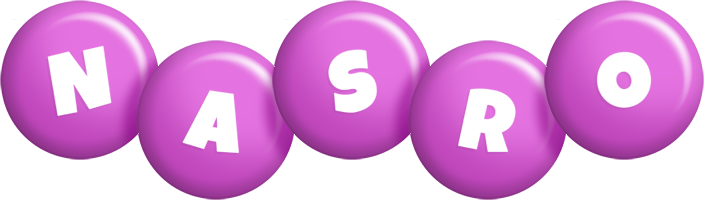 Nasro candy-purple logo