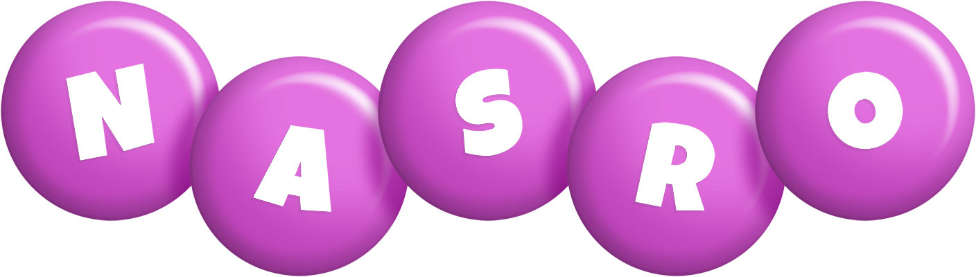 Nasro candy-purple logo