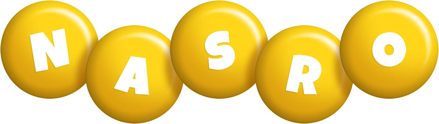 Nasro candy-yellow logo