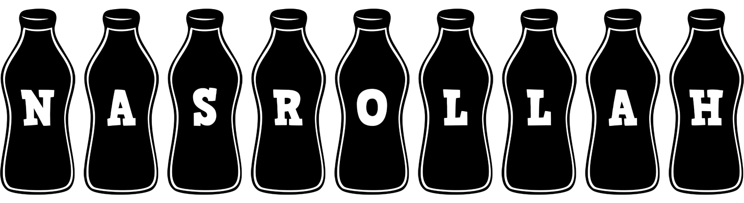 Nasrollah bottle logo