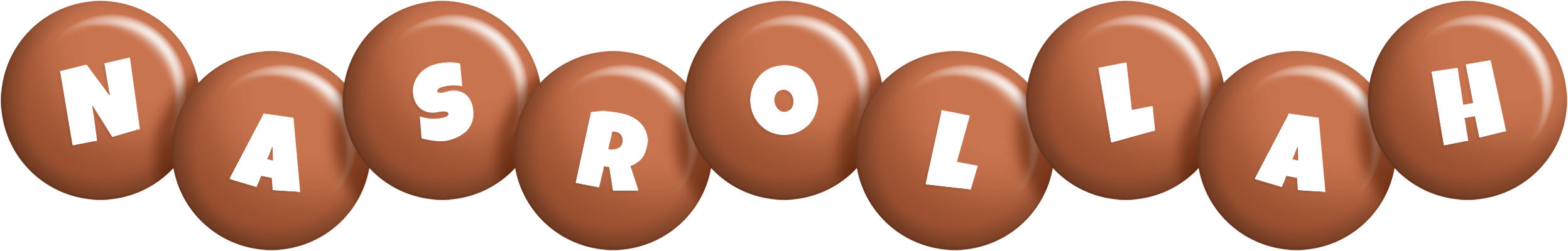 Nasrollah candy-brown logo
