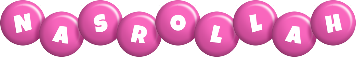 Nasrollah candy-pink logo