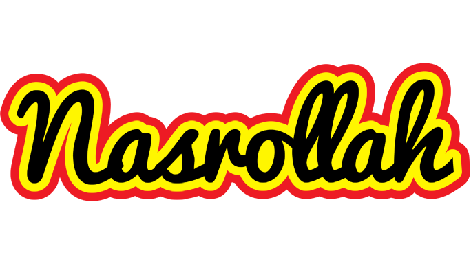 Nasrollah flaming logo