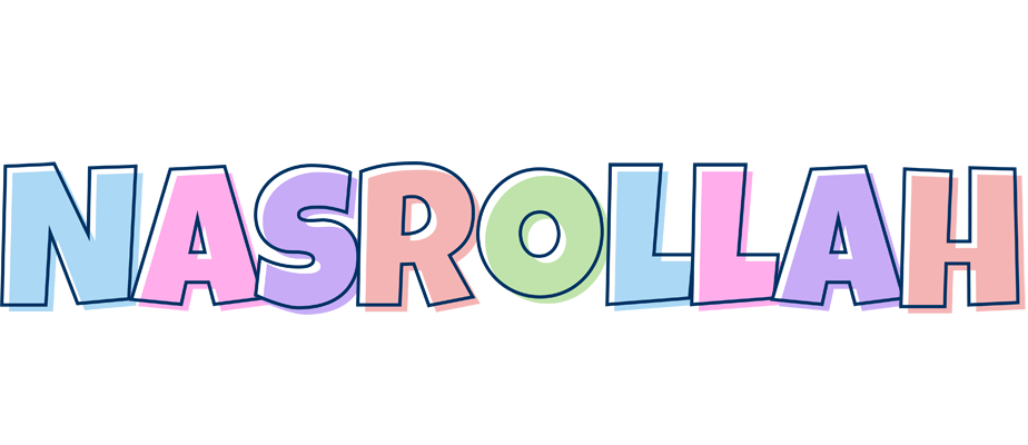Nasrollah pastel logo