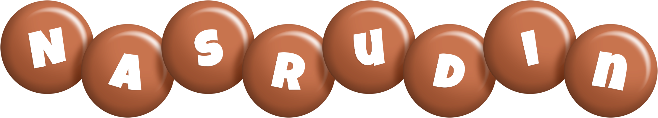 Nasrudin candy-brown logo