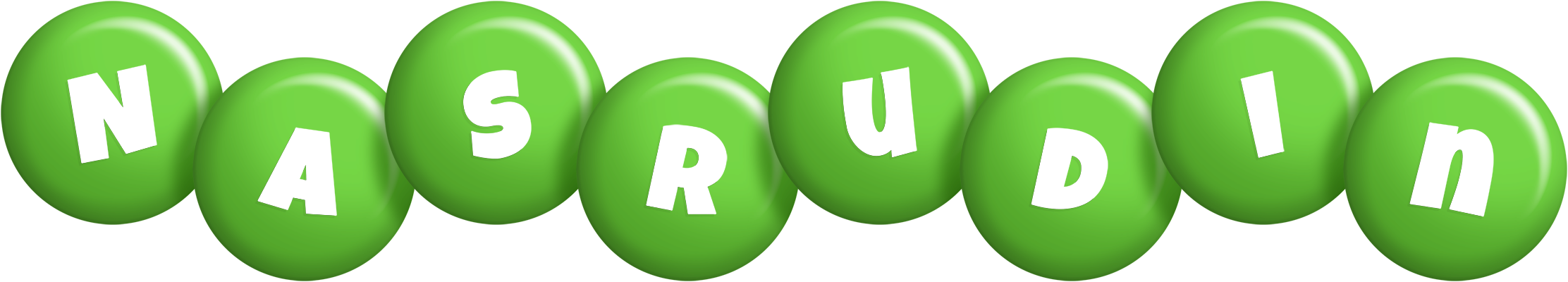 Nasrudin candy-green logo