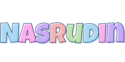 Nasrudin pastel logo