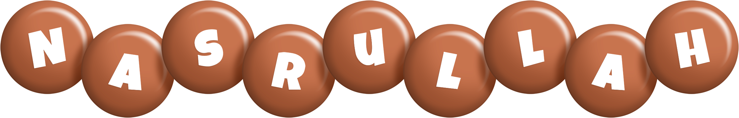 Nasrullah candy-brown logo
