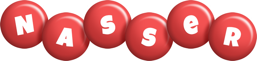 Nasser candy-red logo