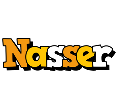Nasser cartoon logo