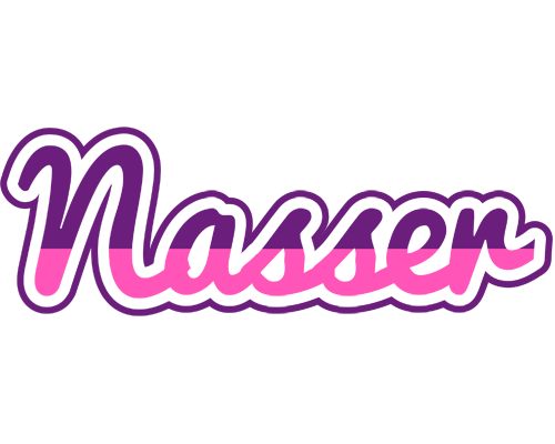 Nasser cheerful logo
