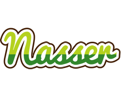 Nasser golfing logo