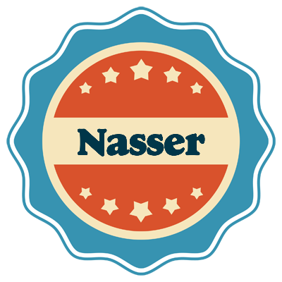 Nasser labels logo