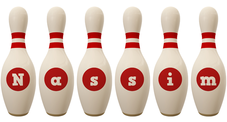 Nassim bowling-pin logo