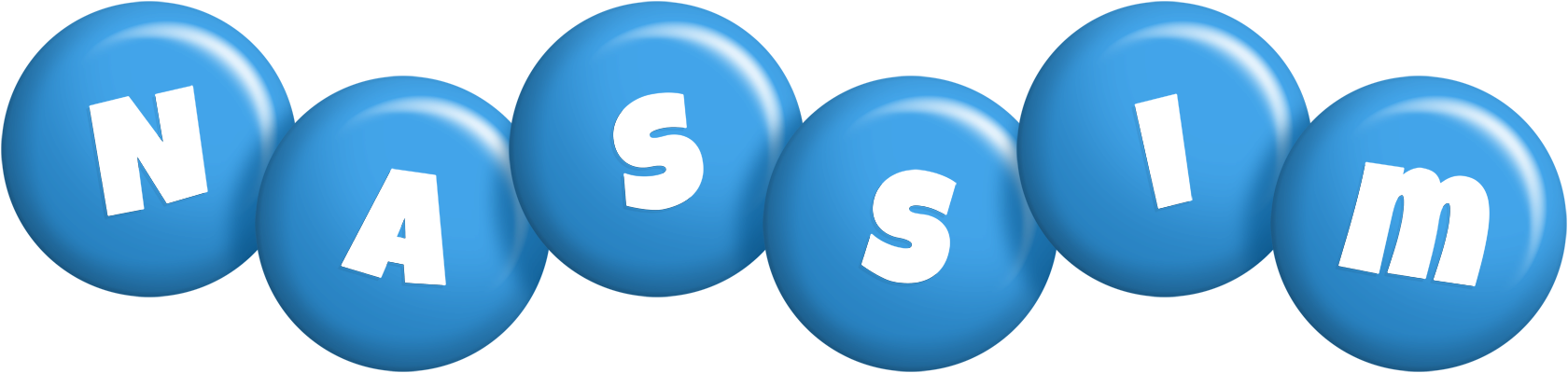 Nassim candy-blue logo