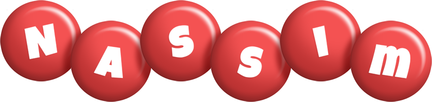 Nassim candy-red logo