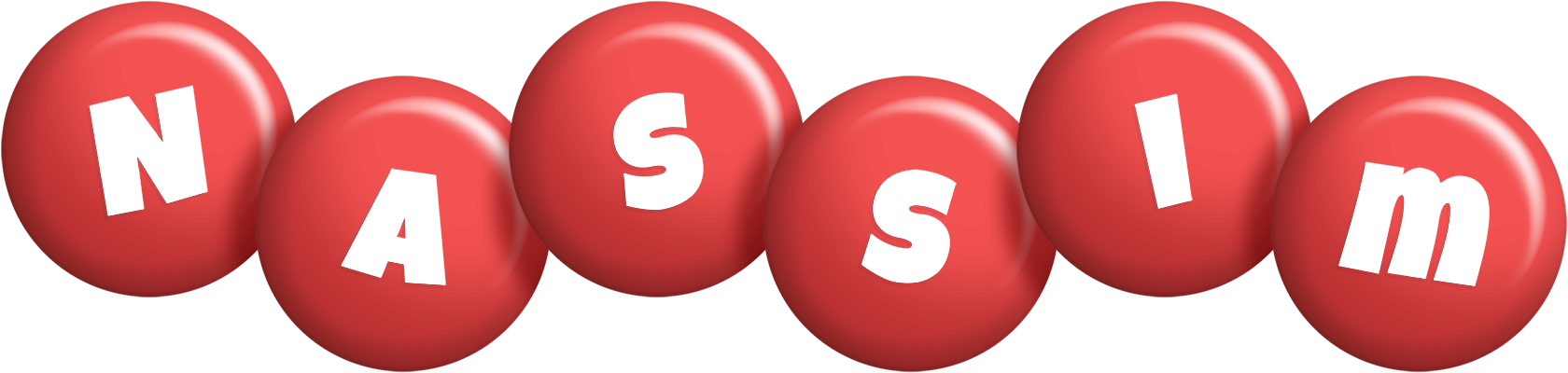 Nassim candy-red logo