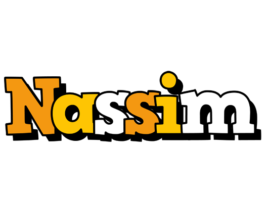 Nassim cartoon logo