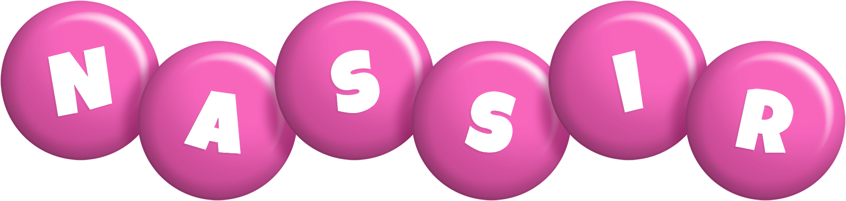 Nassir candy-pink logo