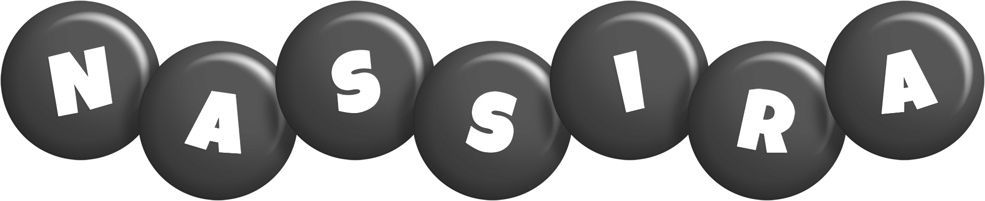 Nassira candy-black logo