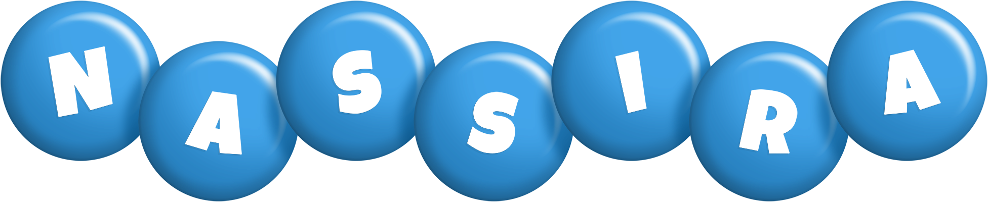 Nassira candy-blue logo