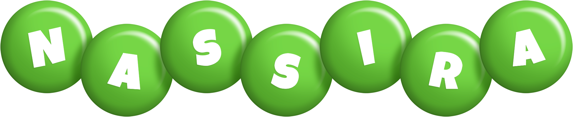 Nassira candy-green logo