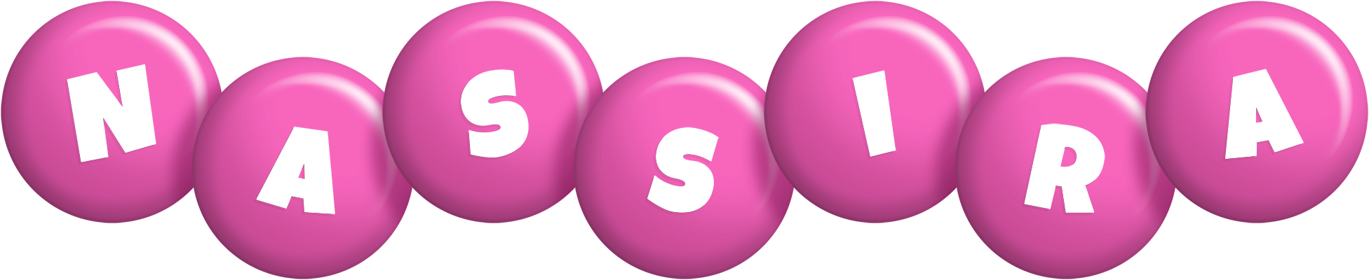 Nassira candy-pink logo