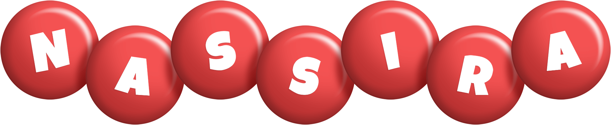 Nassira candy-red logo