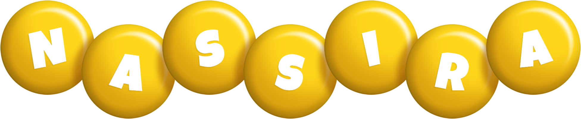 Nassira candy-yellow logo