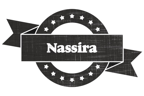 Nassira grunge logo