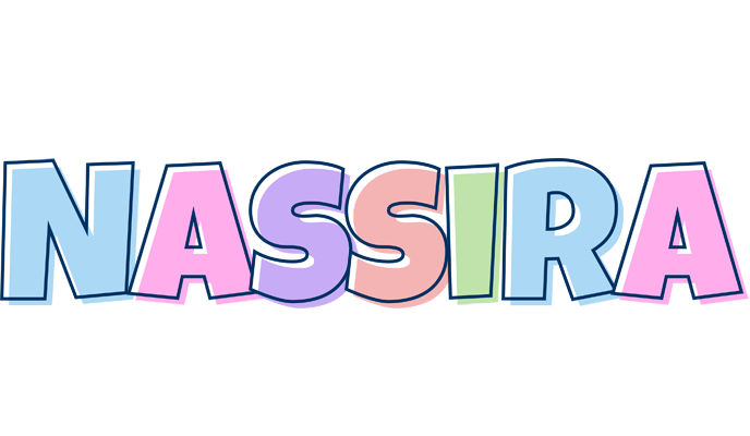 Nassira pastel logo