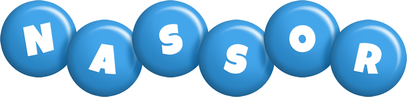 Nassor candy-blue logo