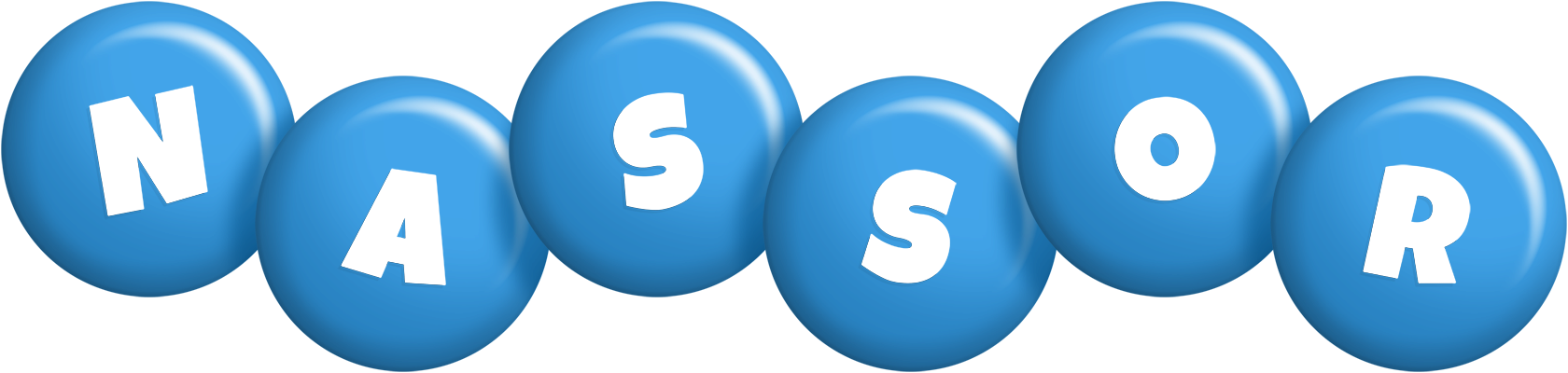 Nassor candy-blue logo