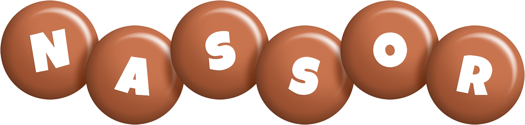 Nassor candy-brown logo