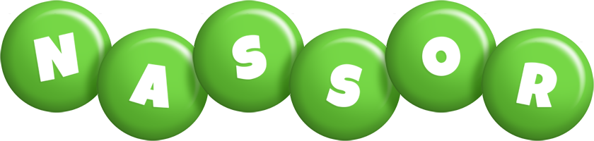 Nassor candy-green logo