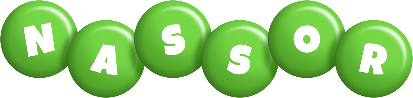Nassor candy-green logo