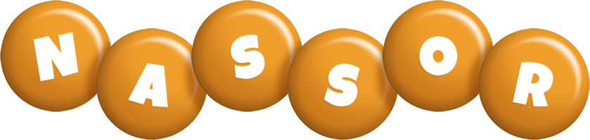 Nassor candy-orange logo