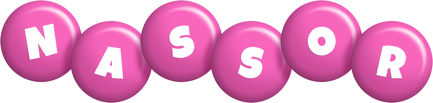 Nassor candy-pink logo