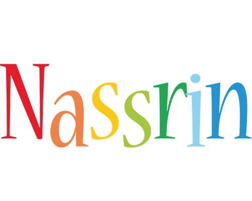 Nassrin birthday logo