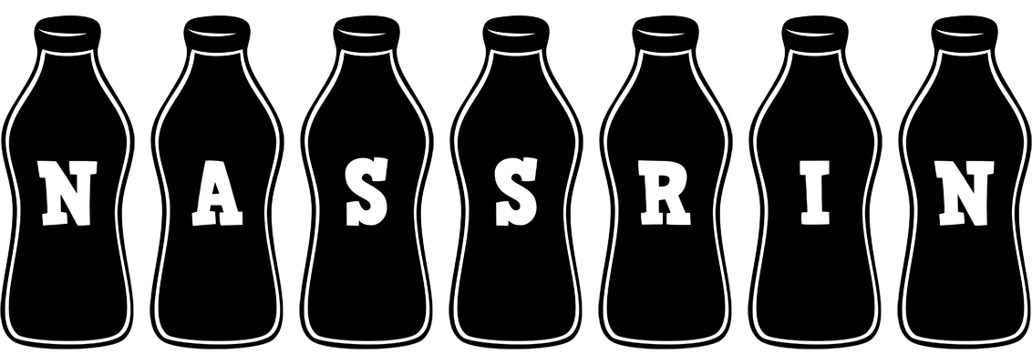Nassrin bottle logo