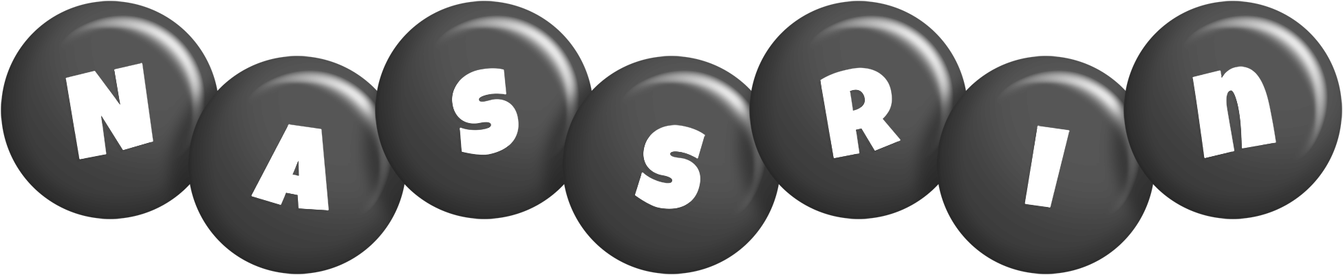 Nassrin candy-black logo