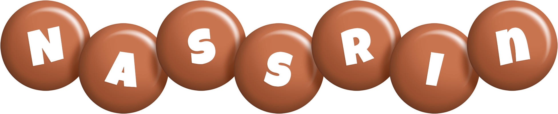 Nassrin candy-brown logo